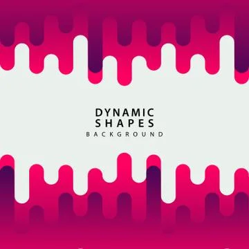 Modern dynamic shapes style background. combination modern style abstraction  Illustrazione stock