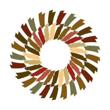 Modern dynamic vortex graphic design element Stock Illustration