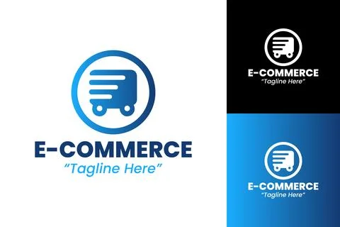 Modern E-Commerce Logo Design イラスト素材