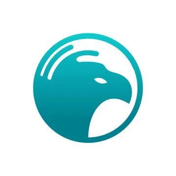 Modern eagle logo design bird logo design modern corporate, abstract letter logo Stock Illustration