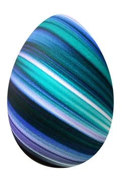 Modern Easter Egg, multicolored Egg Illustrazione stock