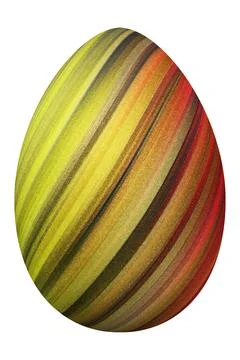 Modern Easter Egg, multicolored Egg Illustrazione stock