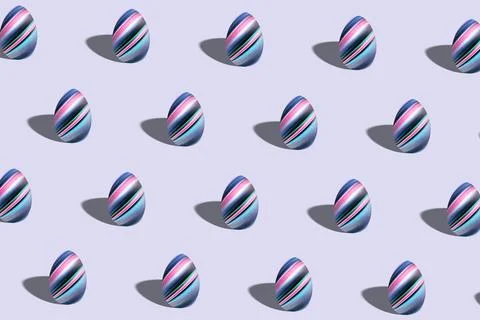 Modern Easter egg pattern made, multicolored Egg Illustrazione stock