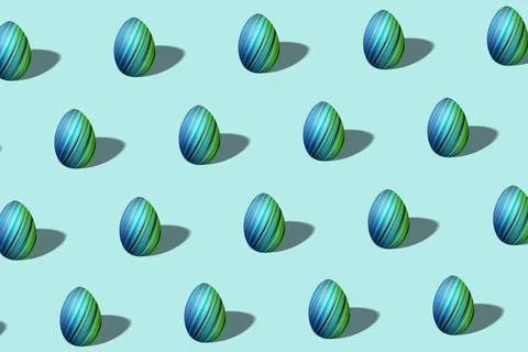 Modern Easter egg pattern made, multicolored Egg Stock Illustration