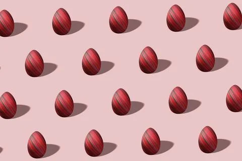Modern Easter egg pattern made, multicolored Egg Stock Illustration