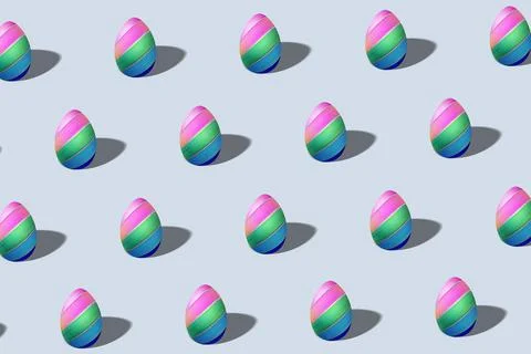 Modern Easter egg pattern made, multicolored Egg Stock Illustration
