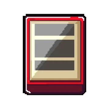 Modern ebook reader pixel art vector illustration イラスト素材