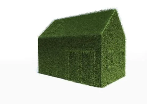 Modern eco house Stock Illustration