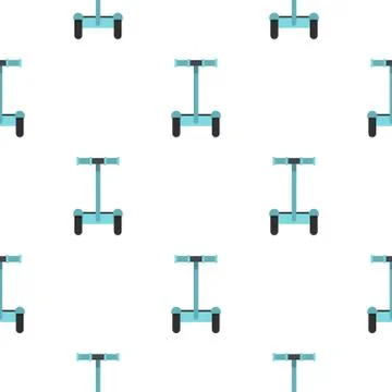 Modern ecological transport pattern seamless Stock Illustration