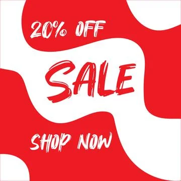 Modern Ecommerce Offer Announcement Design Creative Boutique Shopping Promo.. Stock Illustration