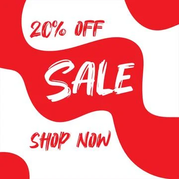Modern Ecommerce Offer Announcement Design Creative Boutique Shopping Promo.. Stock Illustration