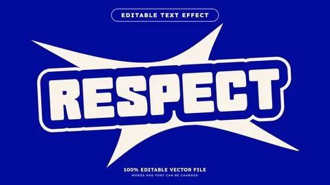 Modern editable text effect blue minimalism projects Stock Illustration