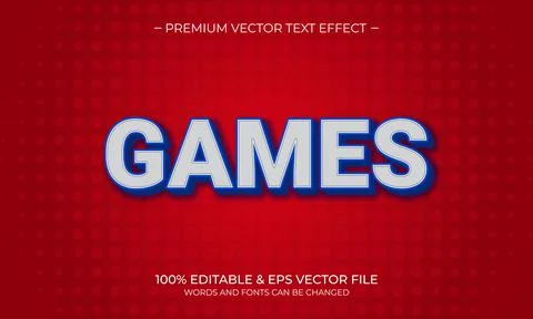 Modern editable text style effect. Editable font style. Vector Illustration Stock Illustration