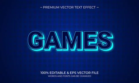Modern editable text style effect. Editable font style. Vector Illustration 스톡 일러스트
