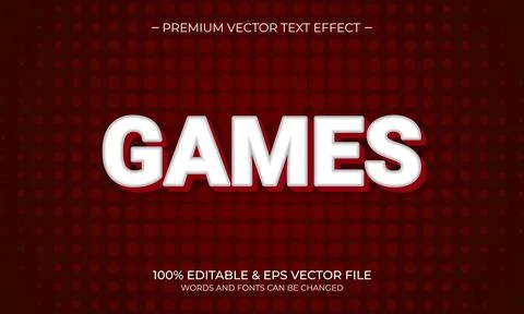 Modern editable text style effect. Editable font style. Vector Illustration Illustrazione stock