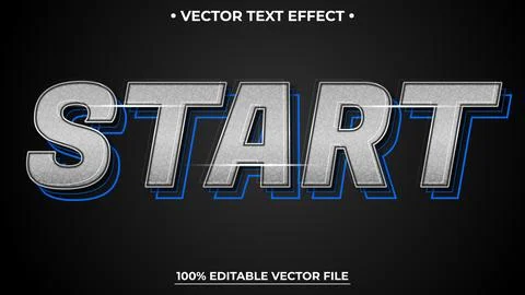 Modern editable text style effect carbon texture and futuristic style Stock Illustration