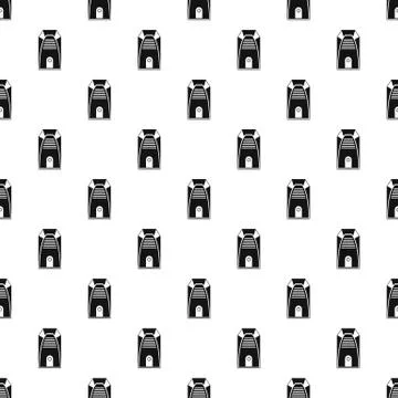 Modern electric home heater pattern vector Illustrazione stock