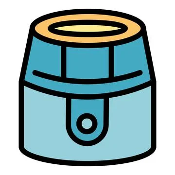 Modern electric humidifier diffusing air freshener icon イラスト素材