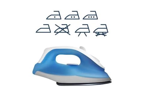 Modern electric iron. Stock Illustration