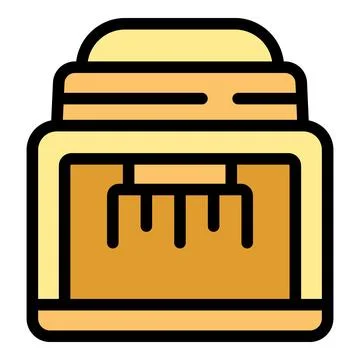 Modern electric oven with heating elements icon for cooking and baking Illustrazione stock