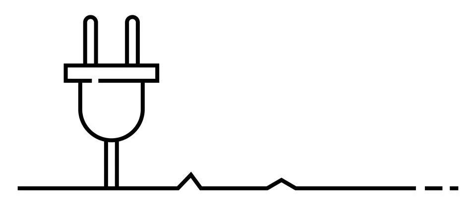 Modern electrical outlet background. Vector. Stock Illustration