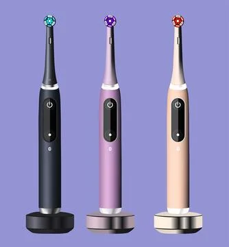 Modern electrical toothbrush 스톡 일러스트