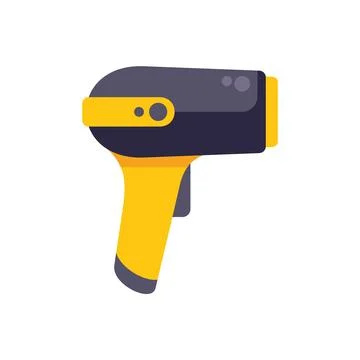 Modern electronic barcode scanner for inventory management Stock-Illustration