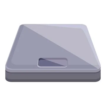 Modern electronic kitchen scale showing empty weight display Stock Illustration