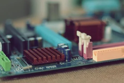 Modern electronics and digital technology concept Stock Photos