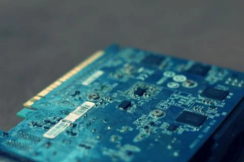 Modern electronics and digital technology concept Stock Photos