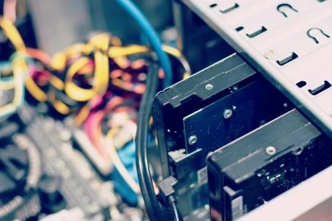 Modern electronics and digital technology concept Stock Photos