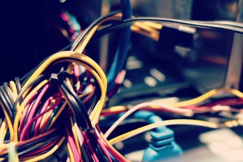 Modern electronics and digital technology concept Stock Photos