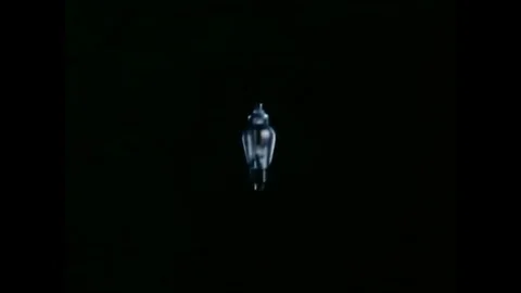 Modern electronics include a television, radar and the animated autotronic brain Stock Footage 79425865