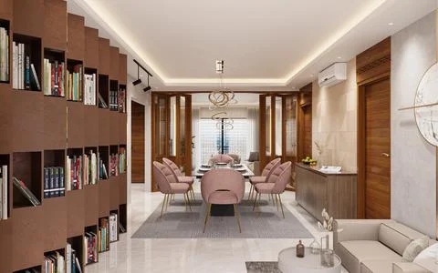 Modern Elegance Achieving a Chic and Timeless Living Room Design - modern, e Stock-Illustration