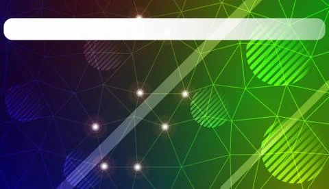 Modern elegant background with triangles, line, circle, space for text elemen Illustrazione stock