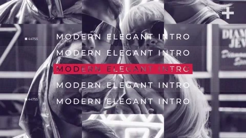 Modern Elegant Opener  After Effects	Stock
