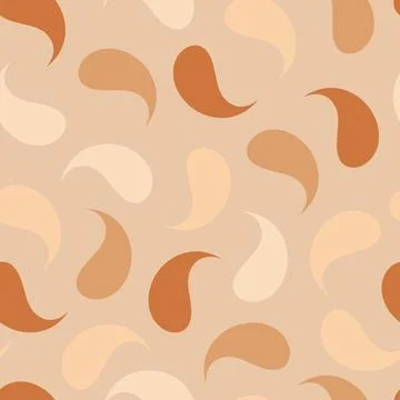 Modern elegant seamless paisley pattern design for printing and textile Illustrazione stock