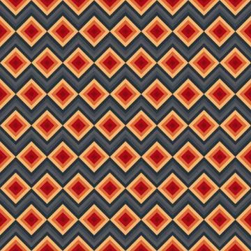 Modern elegant zig zag and rhombus seamless pattern Stock Illustration