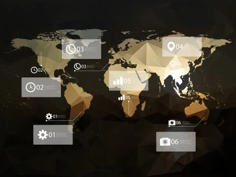 Modern elements of info graphics vector Illustration Illustrazione stock