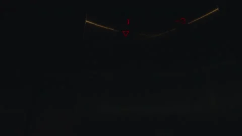 Modern elevator arriving at the first floor. Door of the empty cabin Stockbeeldmateriaal 205849837