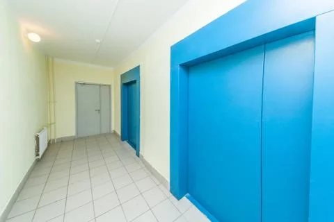 Modern elevator doors Stock Photos