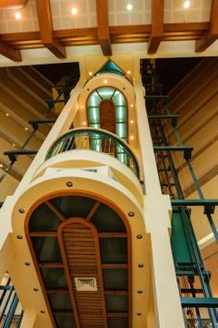 Modern elevator in hotel 写真素材