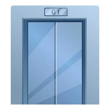 Modern elevator icon, cartoon style イラスト素材