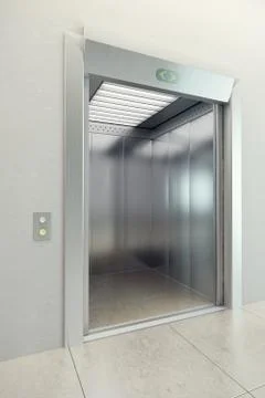 Modern elevator Illustrazione stock