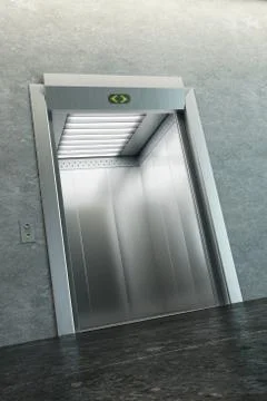 Modern elevator Stock Illustration