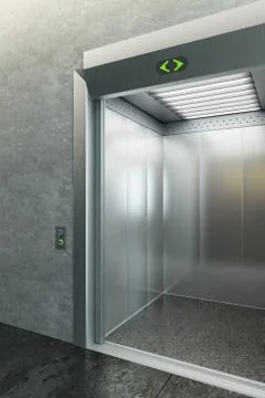 Modern elevator Stock Illustration