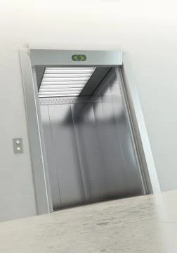 Modern elevator Stock Illustration