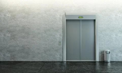 Modern elevator Stock Illustration