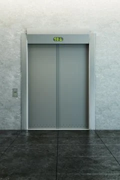 Modern elevator Stock Illustration