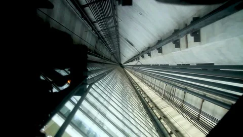 Modern Elevator Shaft Series 4K Stock Footage 109232560